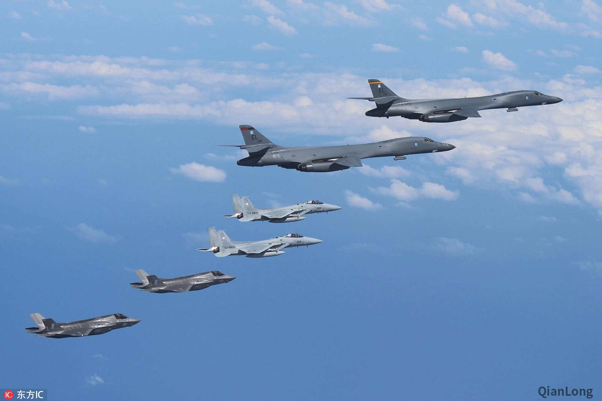 美军B52避飞朝鲜半岛 旨在为特朗普金正