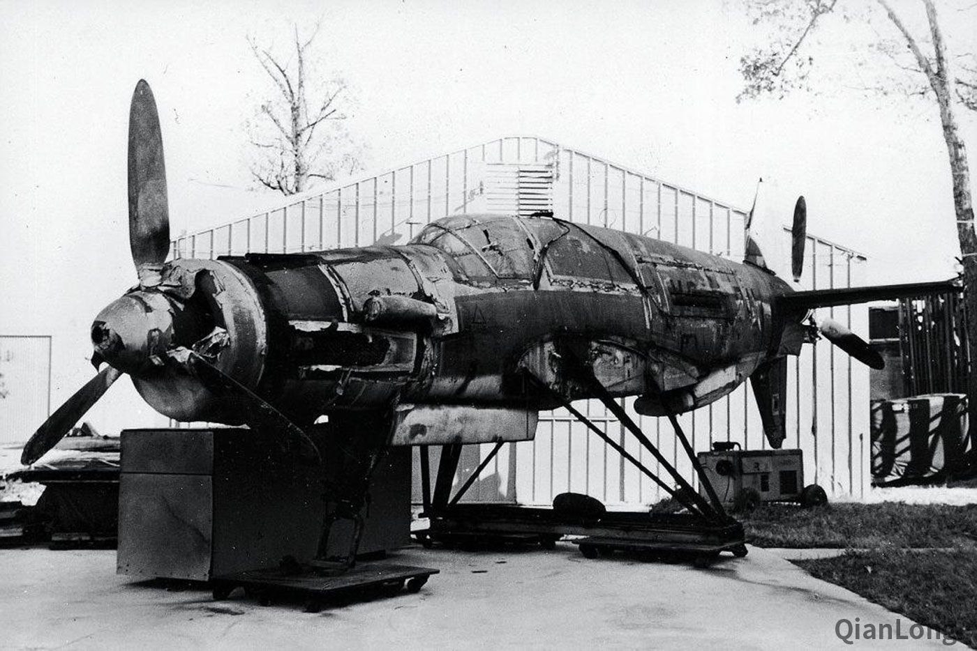 进入博物馆的Do335战斗机 独特的纵列双螺旋