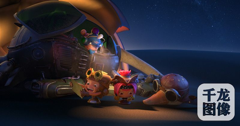 菠菜和小伙伴们为了寻找卡拉萝日夜行进在沙