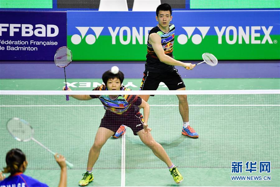（体育）（3）羽毛球&mdash;&mdash;法国公开赛：郑思维／陈清晨晋级混双16强