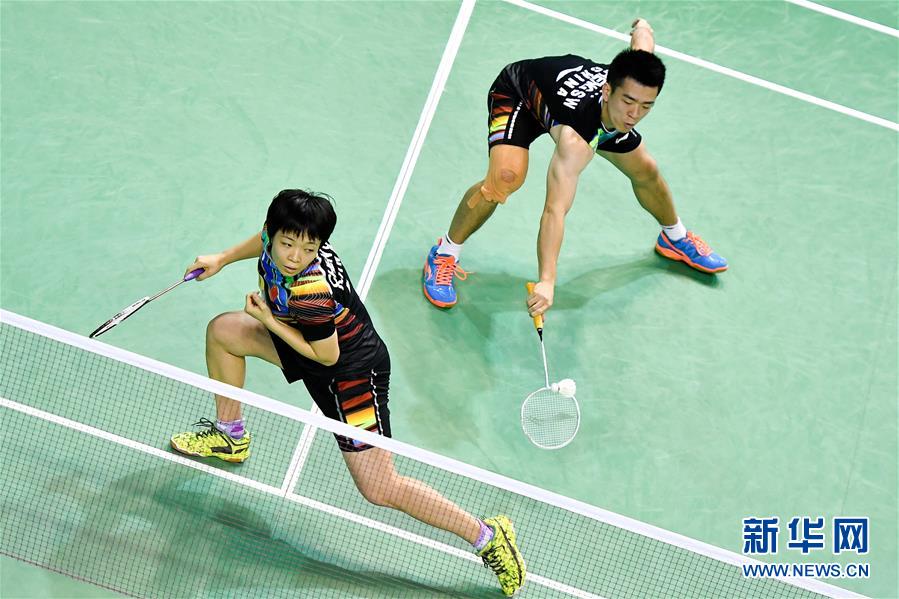 （体育）（1）羽毛球&mdash;&mdash;法国公开赛：郑思维／陈清晨晋级混双16强