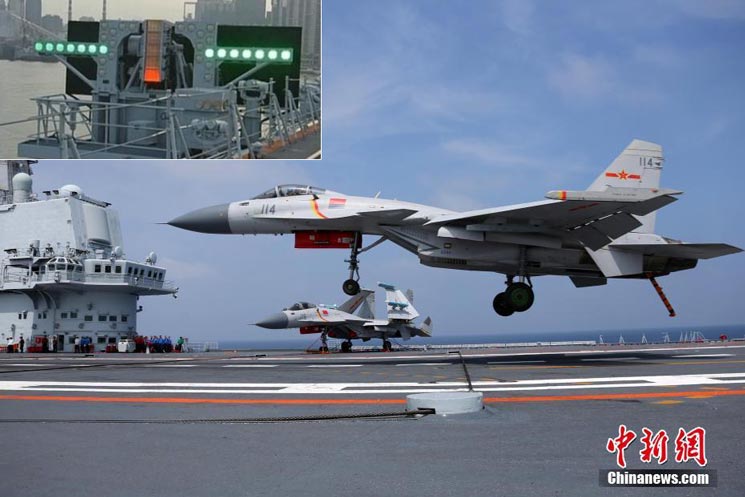 专家解析国产航母 菲涅尔 光学助降系统:性能与