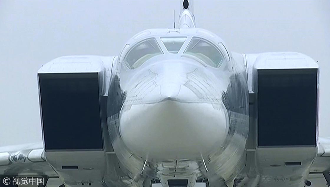 飞越两国领空:俄出动图-22M3远程轰炸机空袭