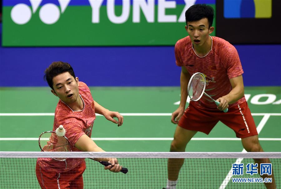 （体育）（3）羽毛球&mdash;&mdash;2017香港公开锦标赛：柴飚/王泽康晋级