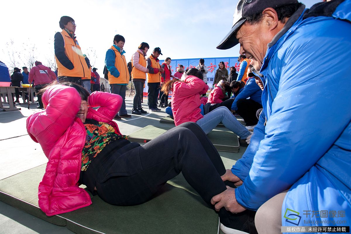 永定河旁的残疾人趣味运动会,冬天暖暖的(4)-千