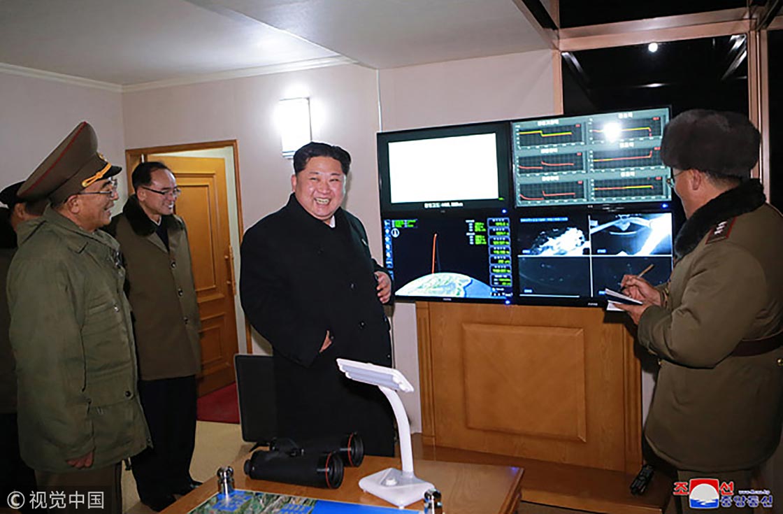 朝鲜宣布成功试射新型洲际弹道导弹:可搭载超