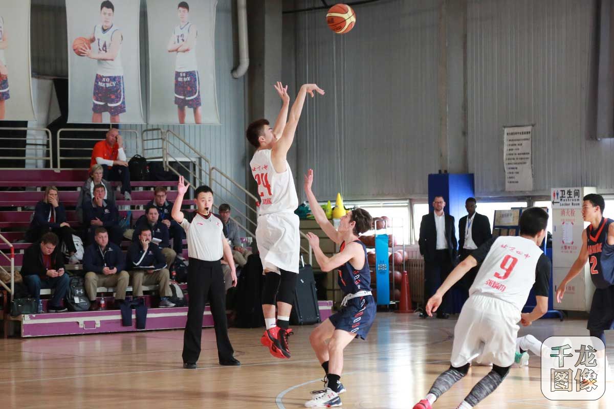 首届国际(中美)青少年篮球友谊赛在京开幕(6)-