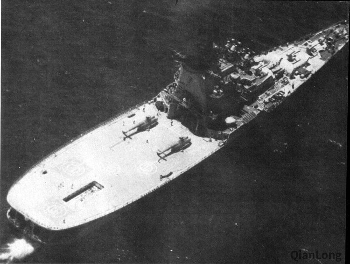 在地中海执行反水雷任务的苏联载机巡洋舰 装