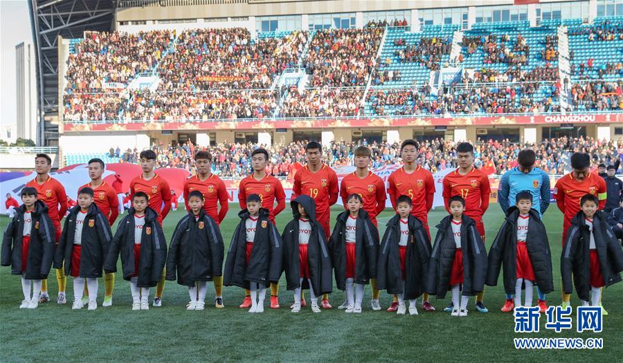 （体育）（4）足球&mdash;&mdash;亚足联U23锦标赛A组：中国胜阿曼