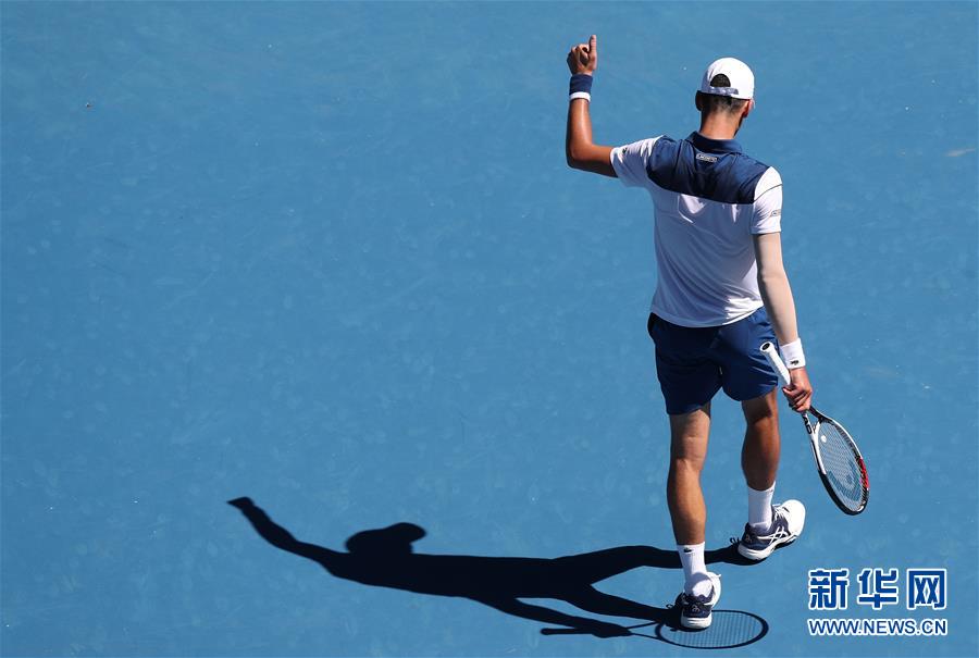 （体育）（7）网球&mdash;&mdash;澳网：焦科维奇胜孟菲斯