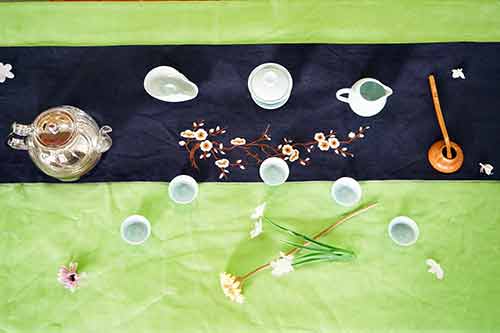 北京市东直门中学茶席“和”俯视