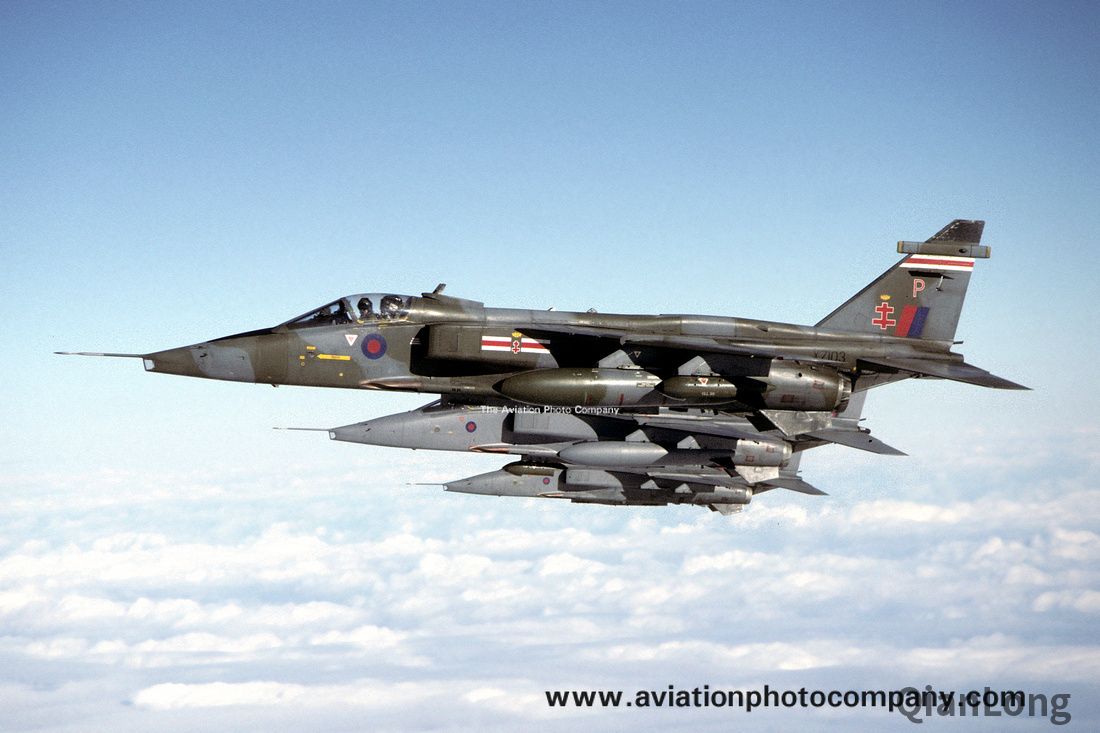 英国皇家空军的美洲豹战斗轰炸机 空空导弹挂