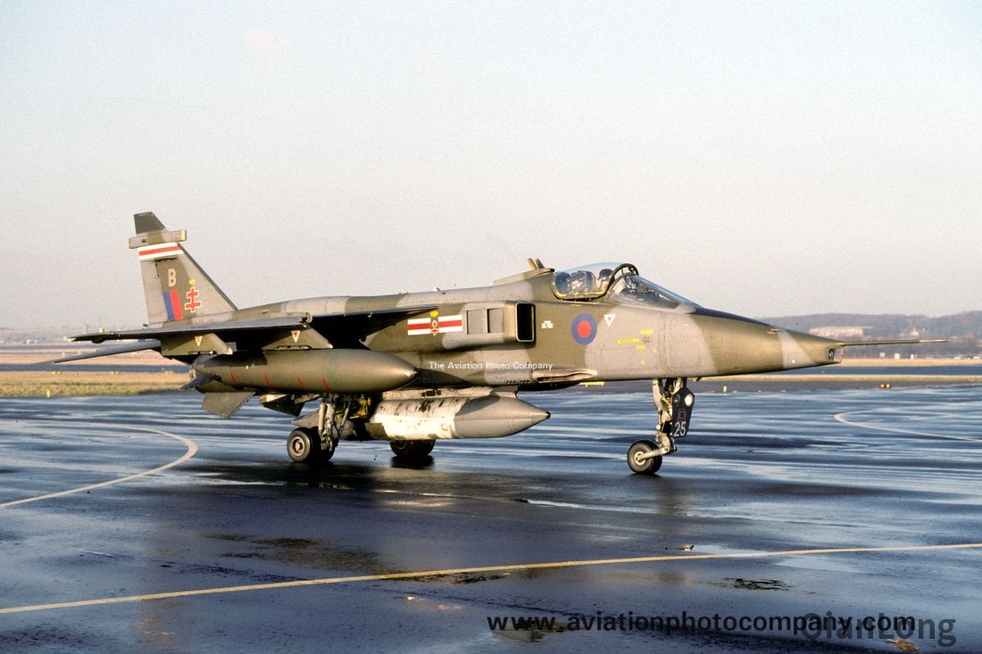 英国皇家空军的美洲豹战斗轰炸机 空空导弹挂