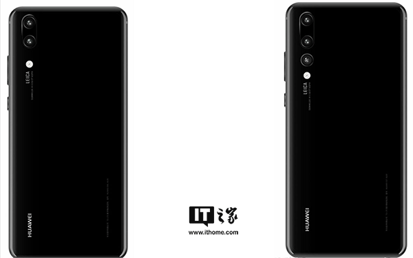 华为P20 Plus渲染图曝光:后置三摄像头