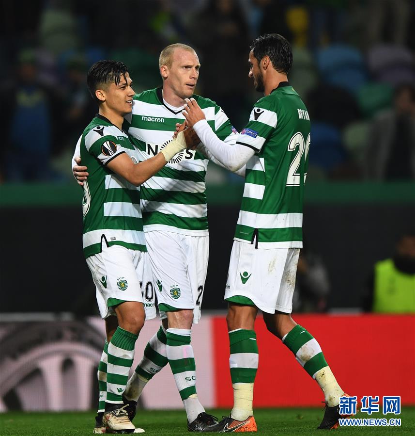 （体育）（1）足球&mdash;&mdash;欧罗巴联赛：里斯本竞技胜比尔森胜利