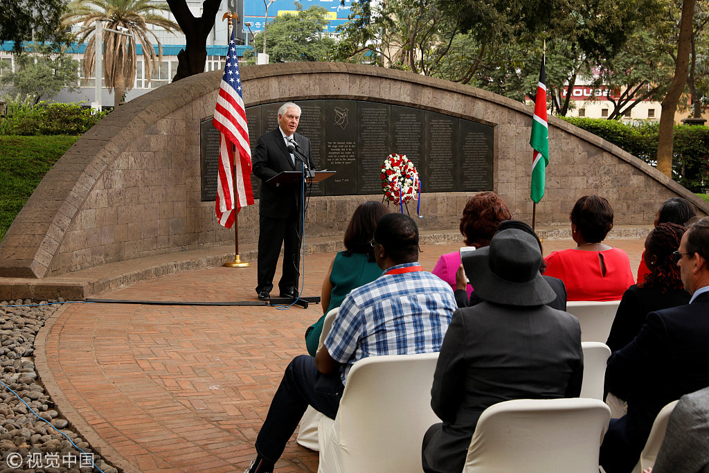 当地时间2018年3月11日,肯尼亚内罗毕,美国国
