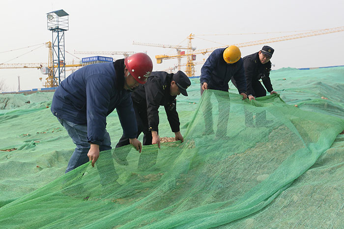 空气重污染橙色预警启动 石景山城管严查工地