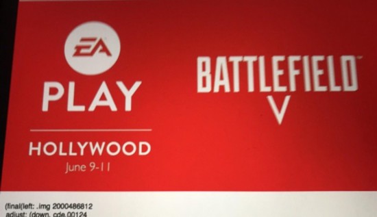 《战地5》或在6月EA Play正式公布 FPS年度重头戏