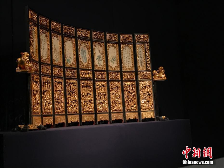 百余件明清时期潮州金漆木雕亮相广州