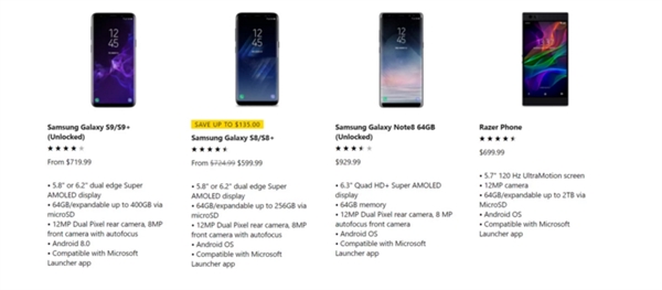微软甩卖旧款手机:加速剥离Windows Phone