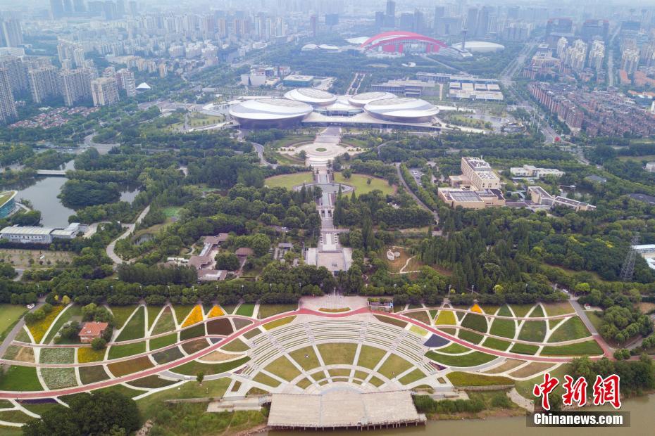 航拍南京&ldquo;水彩调色盘&rdquo;美不胜收