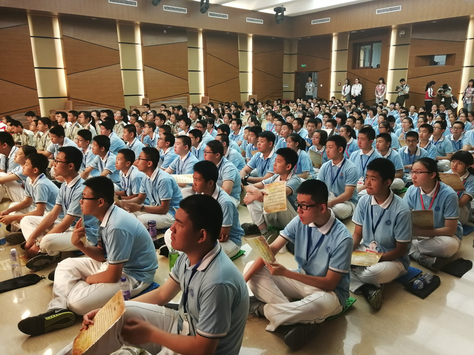 北科大附中参观抗日战争纪念馆