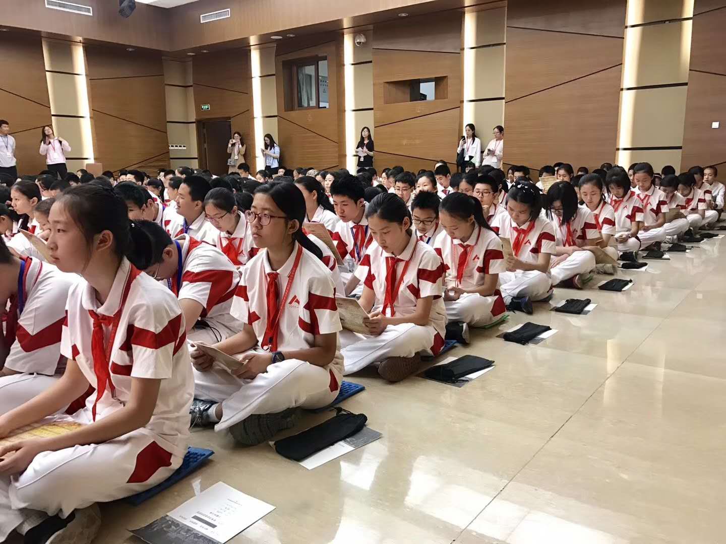 人大附中参观抗日战争纪念馆