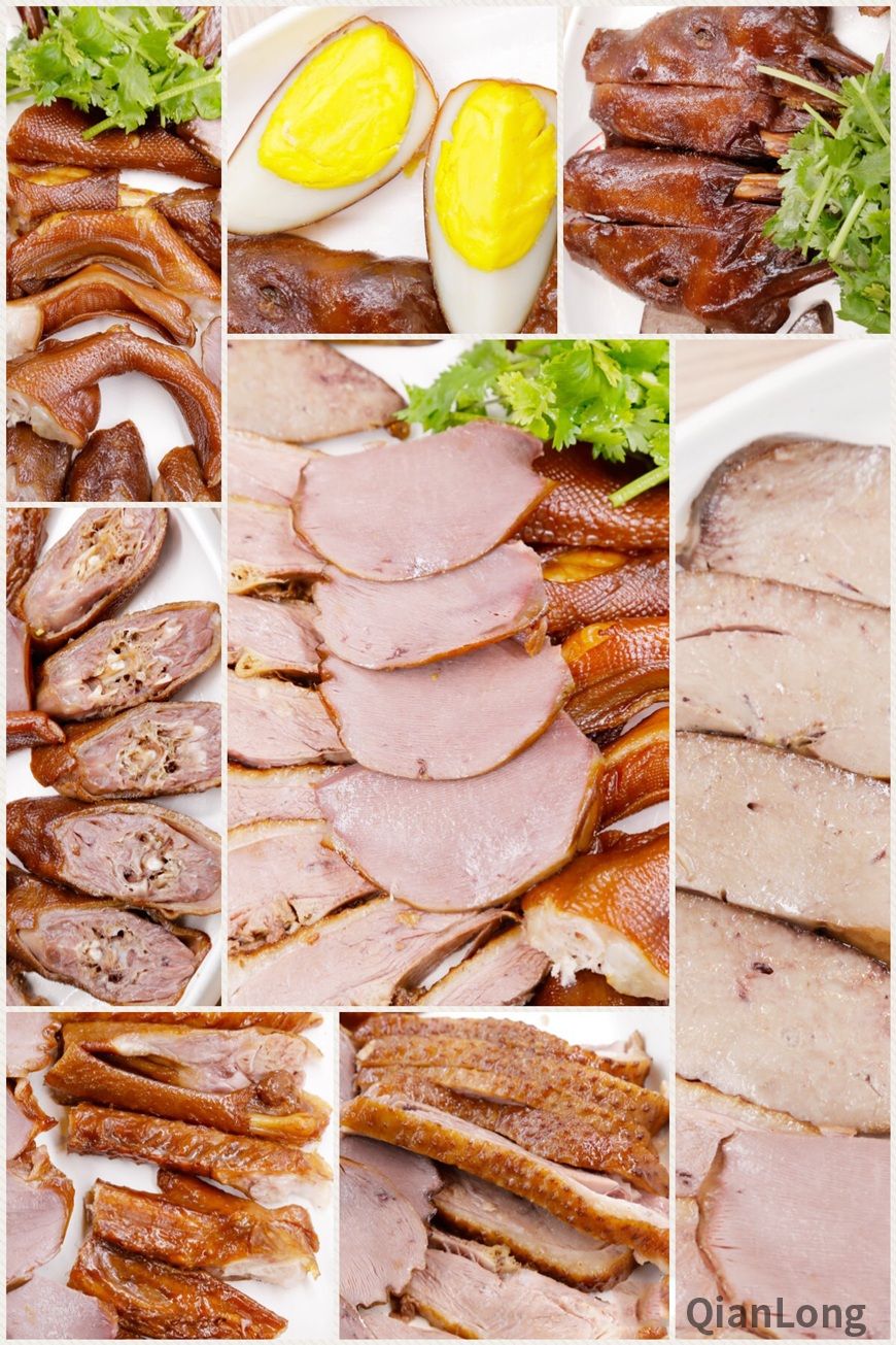 各种卤汁鹅肉的相关菜品