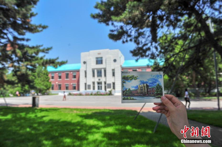 毕业季手绘校园明信片受大学生热捧