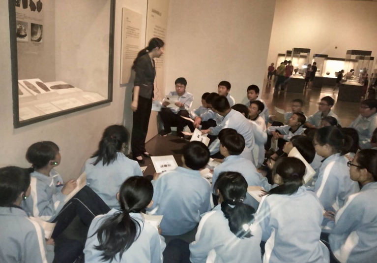 西集中学走进国家博物馆