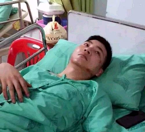 张皓峰在医院照片由其朋友提供