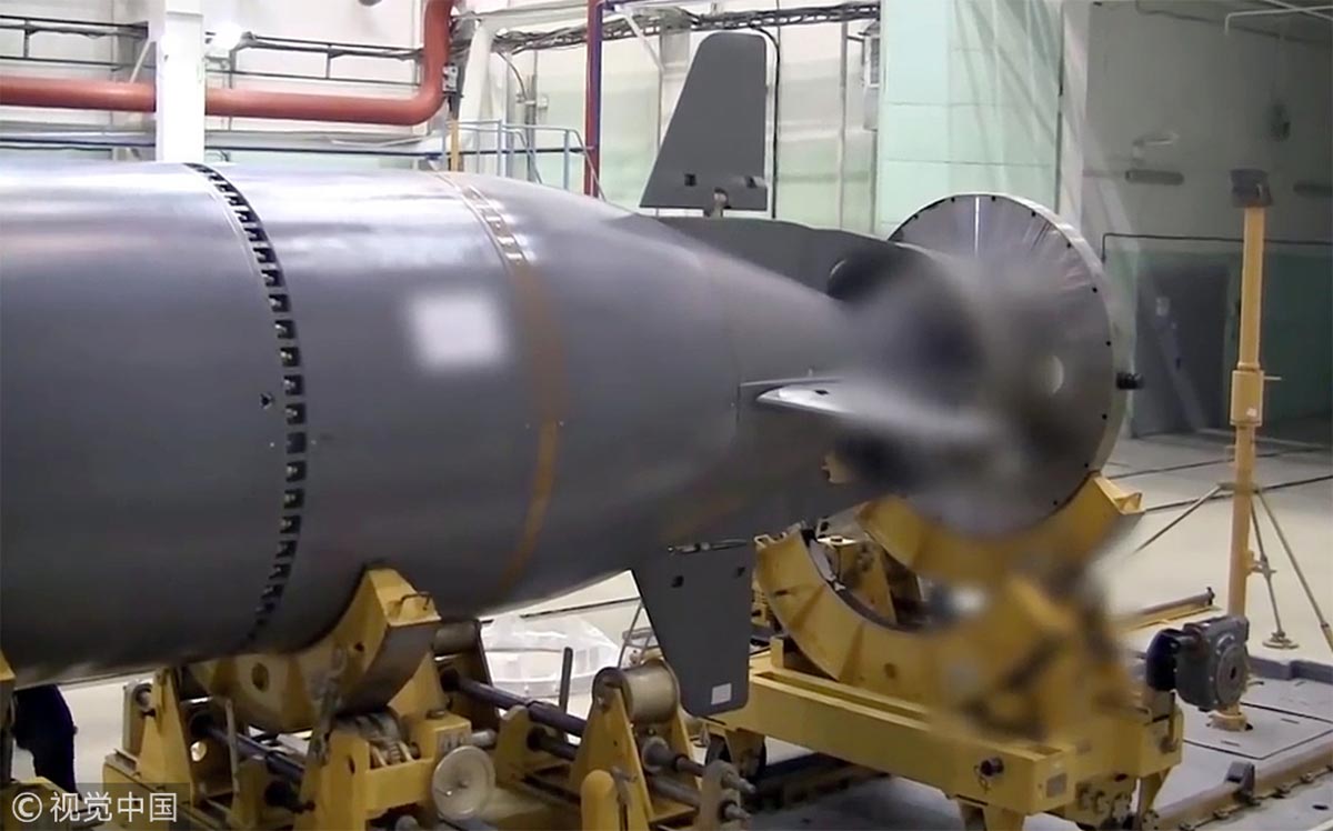 一枚消灭一个航母战斗群:俄波塞冬核动力鱼雷