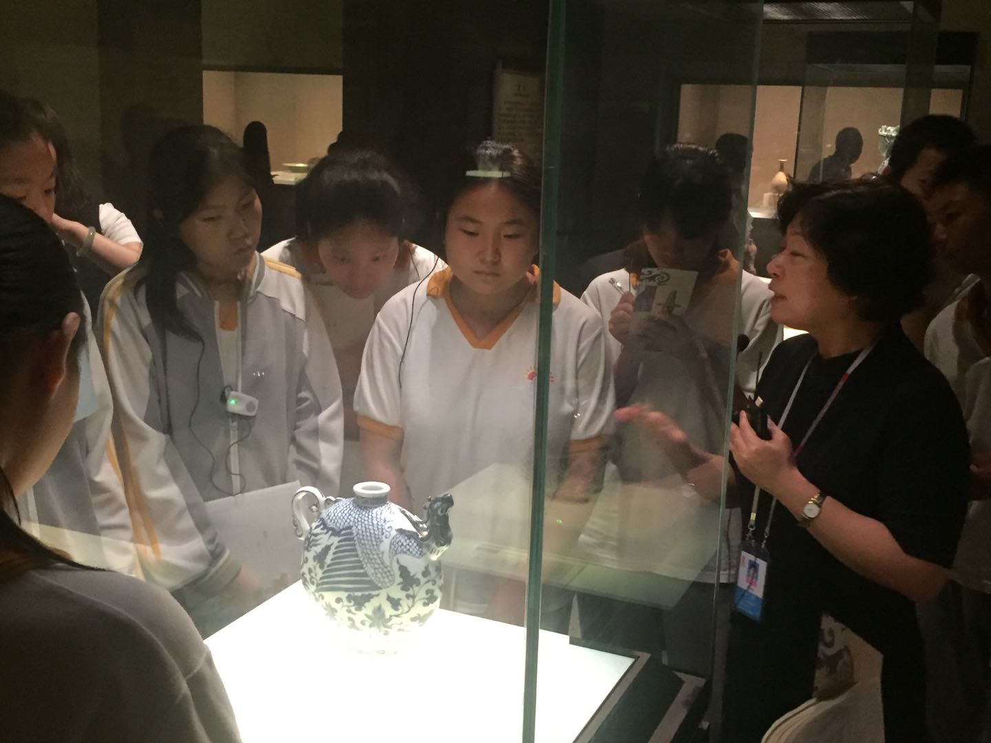 长阳中学参观首都博物馆
