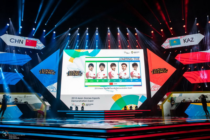 亚运会《英雄联盟》表演赛首日 中国对战韩国