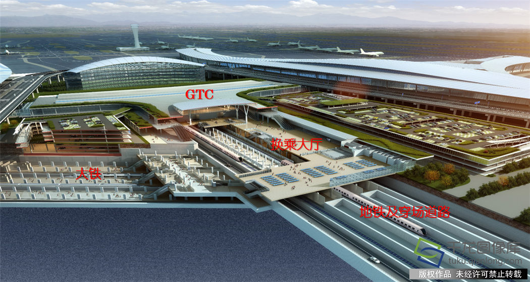 天府机场三维图