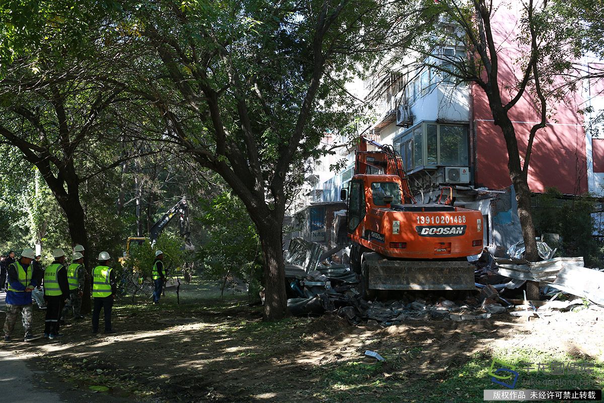 疏解整治促提升|北京动物园社区整治隐蔽违建