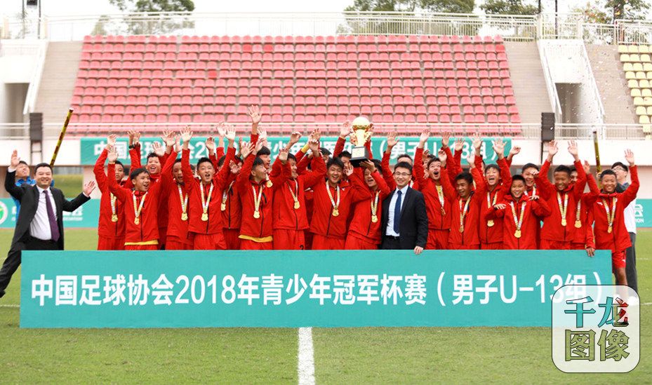 图7：恒大足球学校05梯队获得中国足球协会2018年青少年冠军杯男子U13组冠军