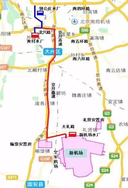 线路走向示意图