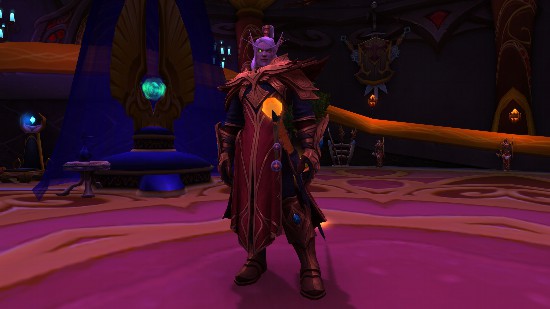 《魔兽世界》8.1血精灵领主造型改变变 身白狼杰洛特