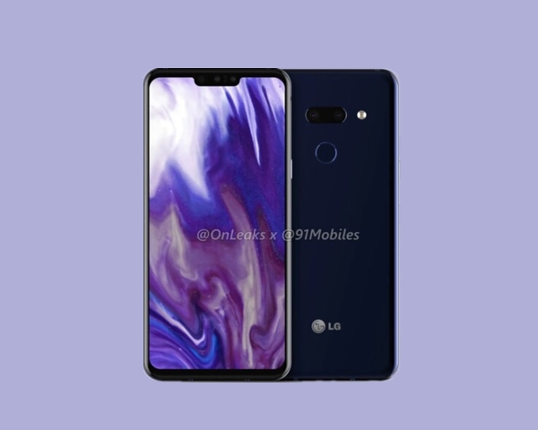 LG G8 ThinQ外形渲染曝光：6.1寸刘海屏+后指纹、升级屏幕发声