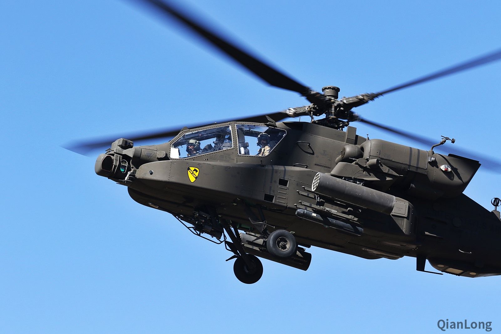 美陆军在胡德堡进行训练活动 第1骑兵师出动武