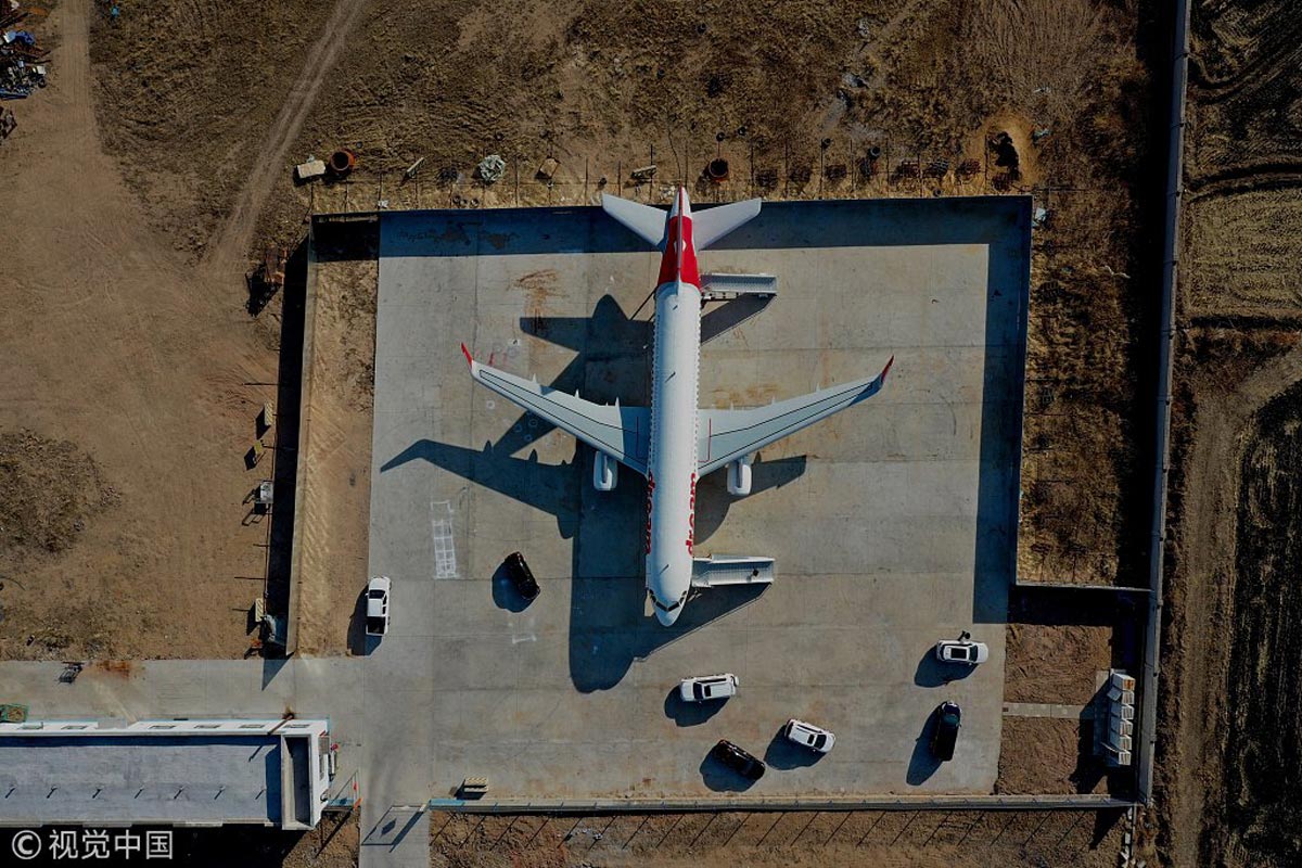 铁岭农民花费近300万元打造1:1空客A320模型