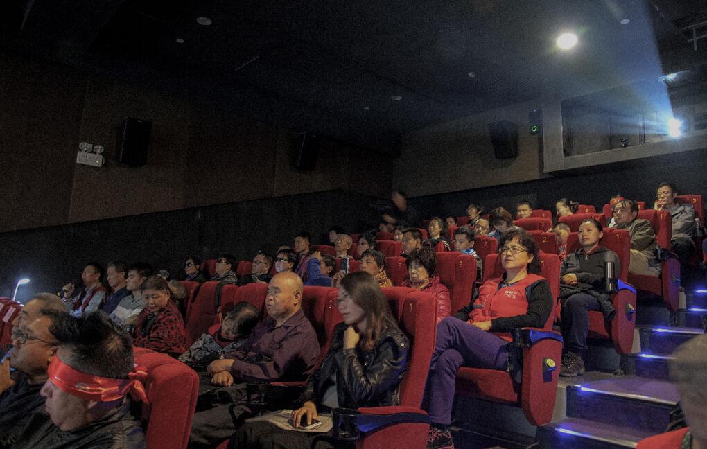 心目影院专场电影,将记录电影《港珠澳大桥》讲给视障