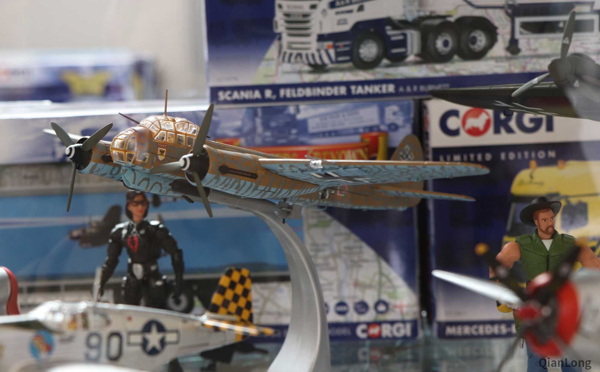 在北京模型展展出的多款飞机模型 组建私人空