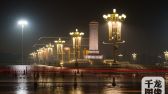 2019年9月9日，北京，一场秋雨让北京城变的的格外清新。雨中天安门广场雄伟壮丽。魏兴东摄 千龙网发