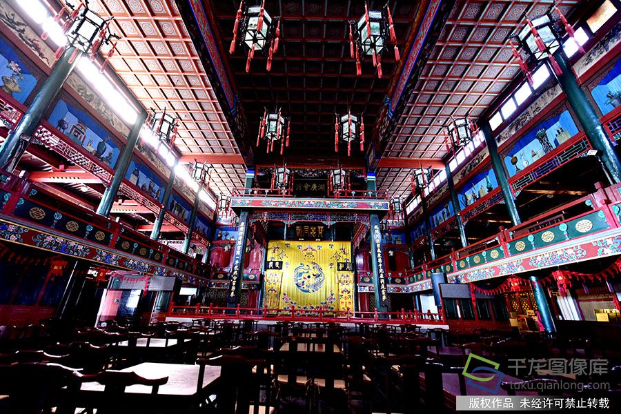 2018年2月23日，北京湖广会馆。马志江摄 千龙网发