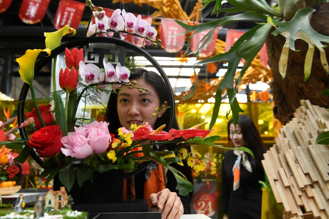 多个花卉市场推出展览、促销等新年主题活动