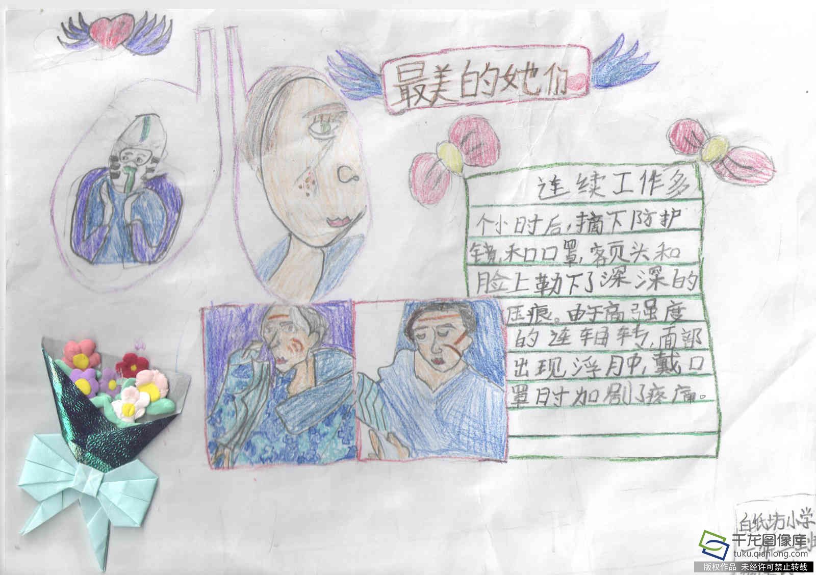 防疫抗疫 从我做起|白纸坊小学薛瑀冰：最美的她们