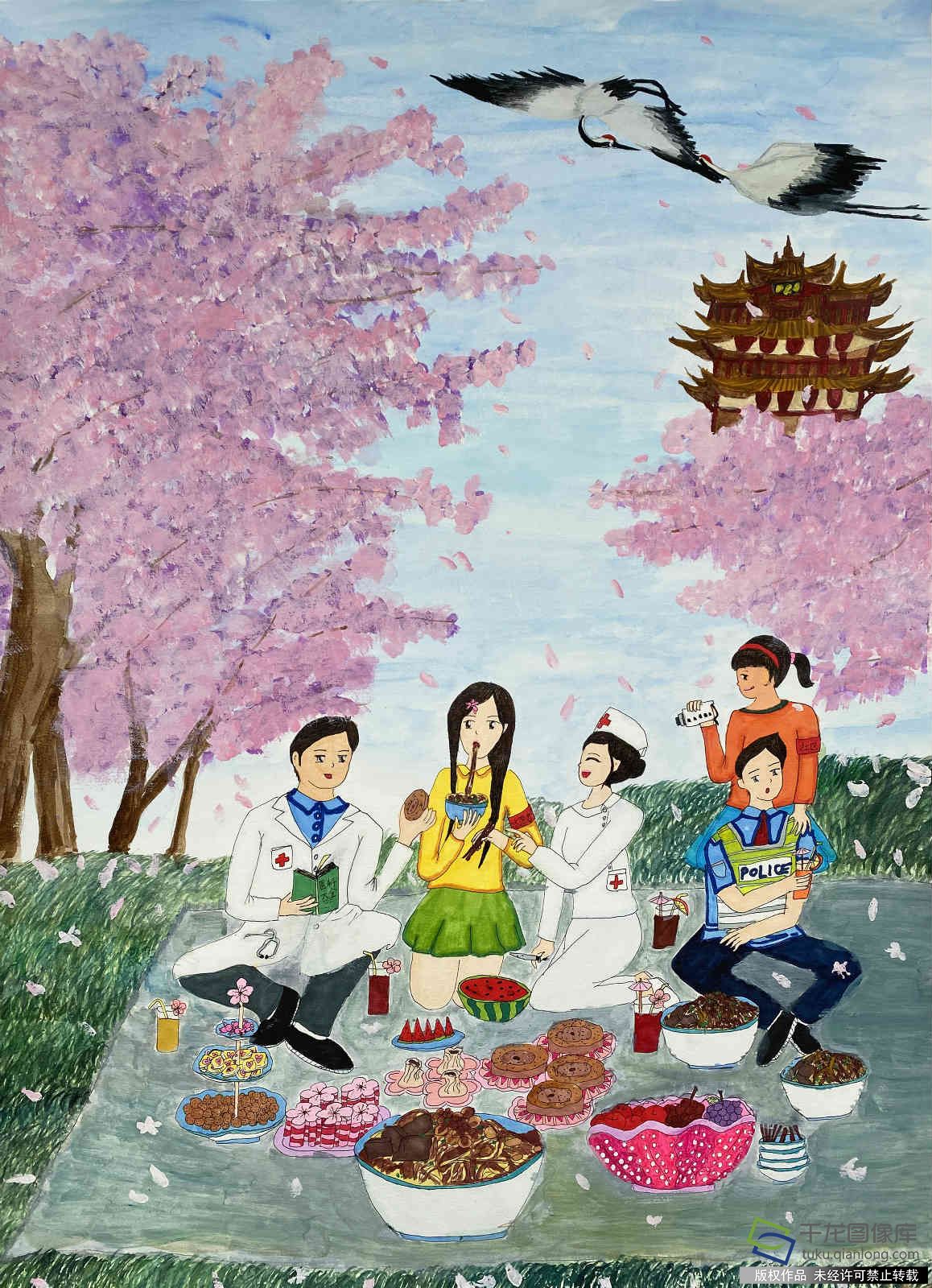 防疫抗疫 从我做起|和平里第四小学张一诺：待到樱花盛开时
