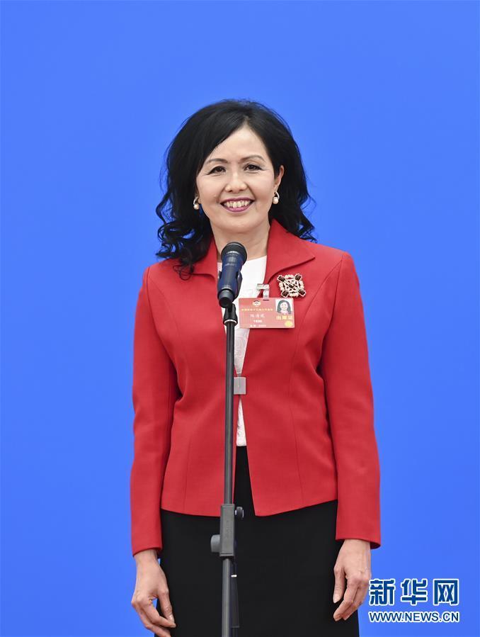 (两会)(4)接受采访